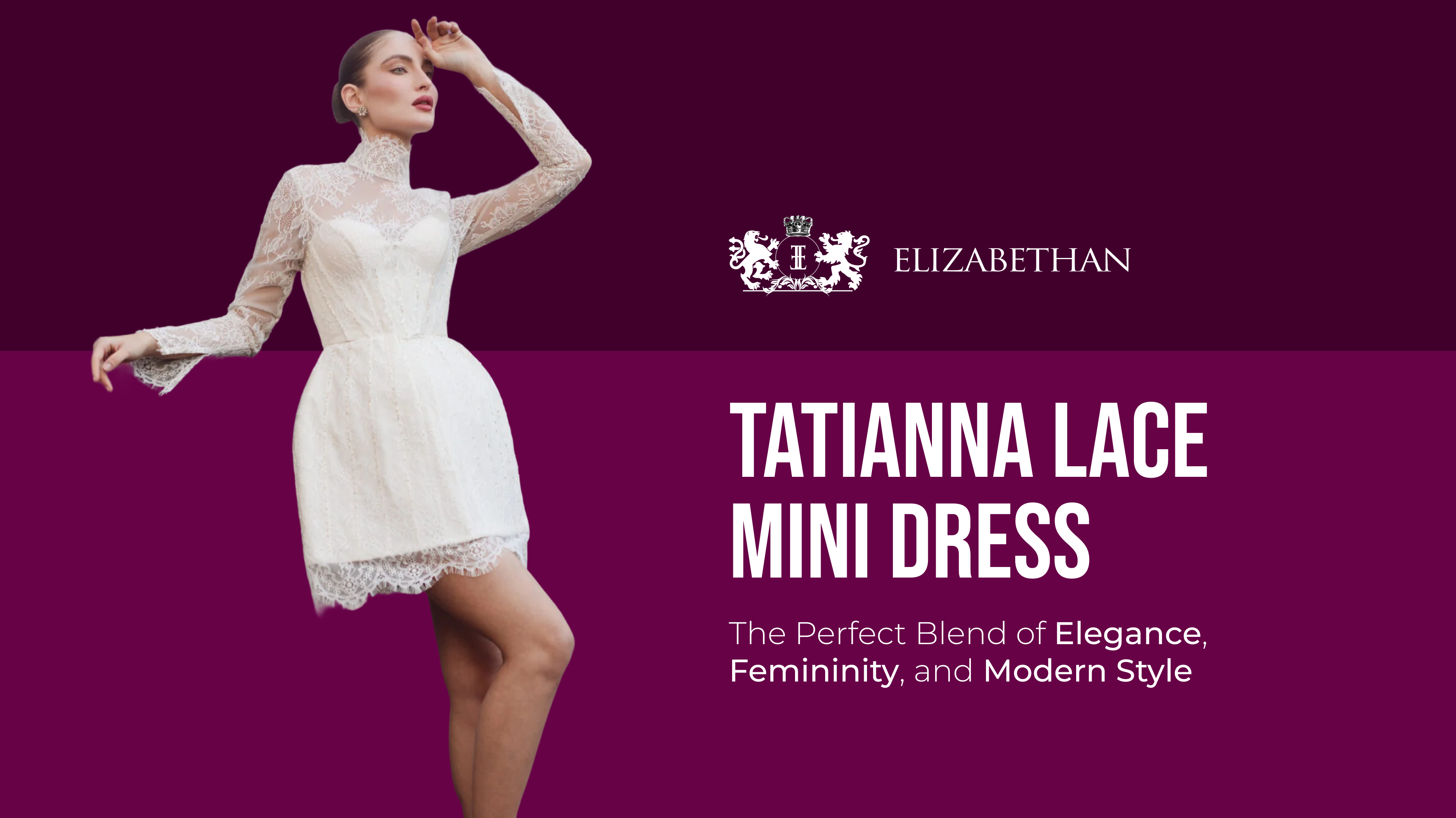 Tatianna Lace Mini Dress: The Perfect Blend of Elegance, Femininity, and Modern Style
