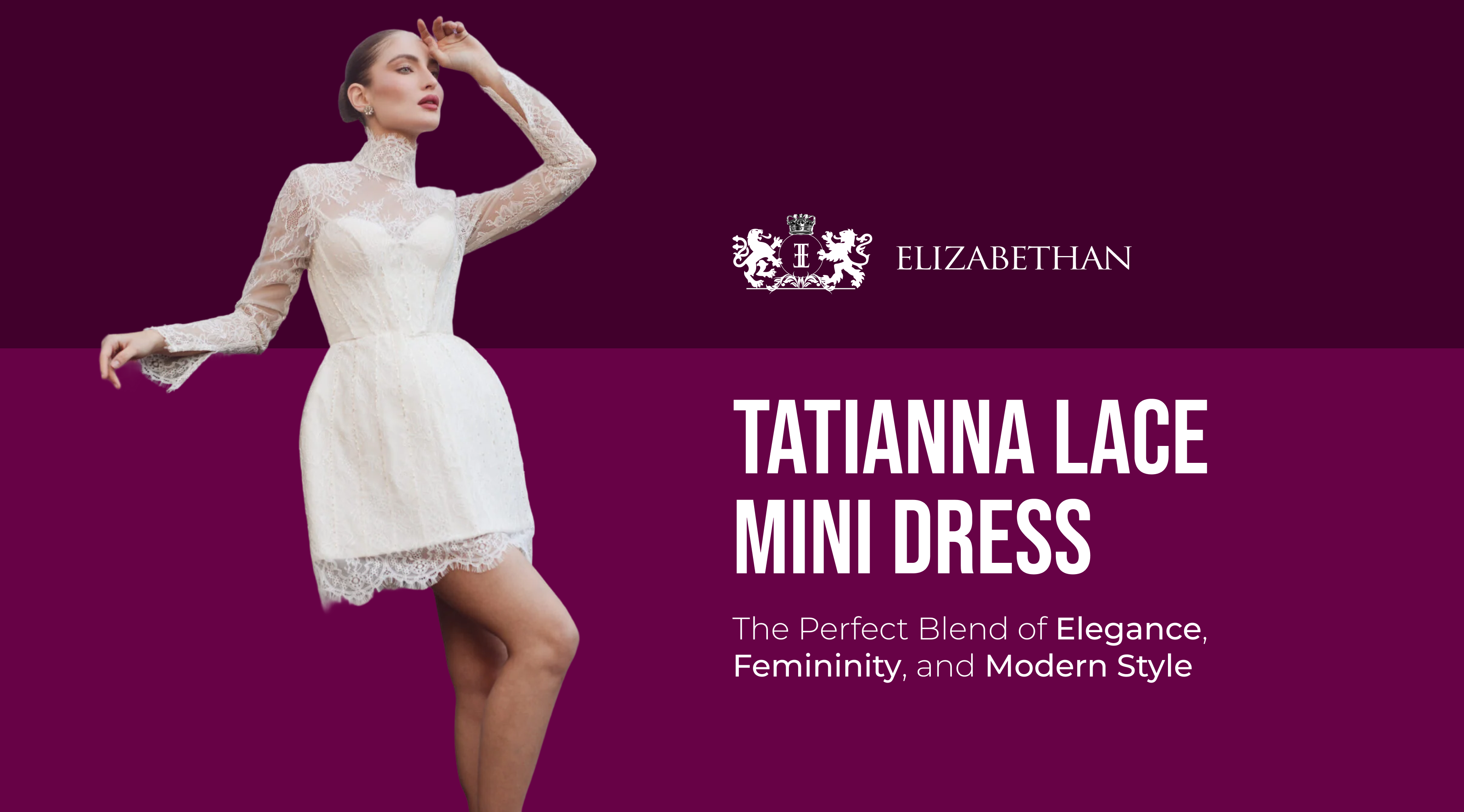 Tatianna Lace Mini Dress: The Perfect Blend of Elegance, Femininity, and Modern Style